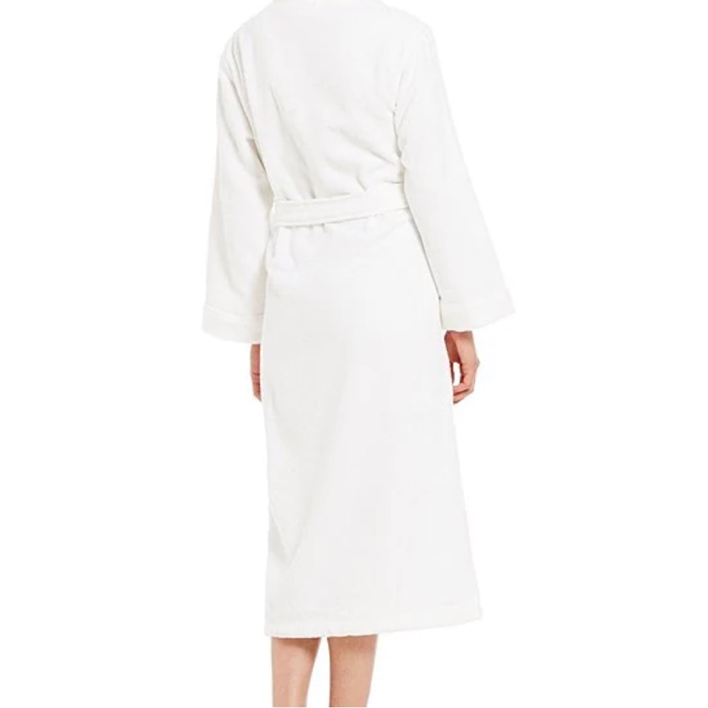 White Long Wrap Cozy Robe